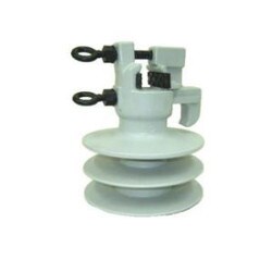 Insulator 33kV Pin type vice top for CCT (Polymer) – 11kN MFL- Low pollution with M24x50mm short shank pin ESS-261167